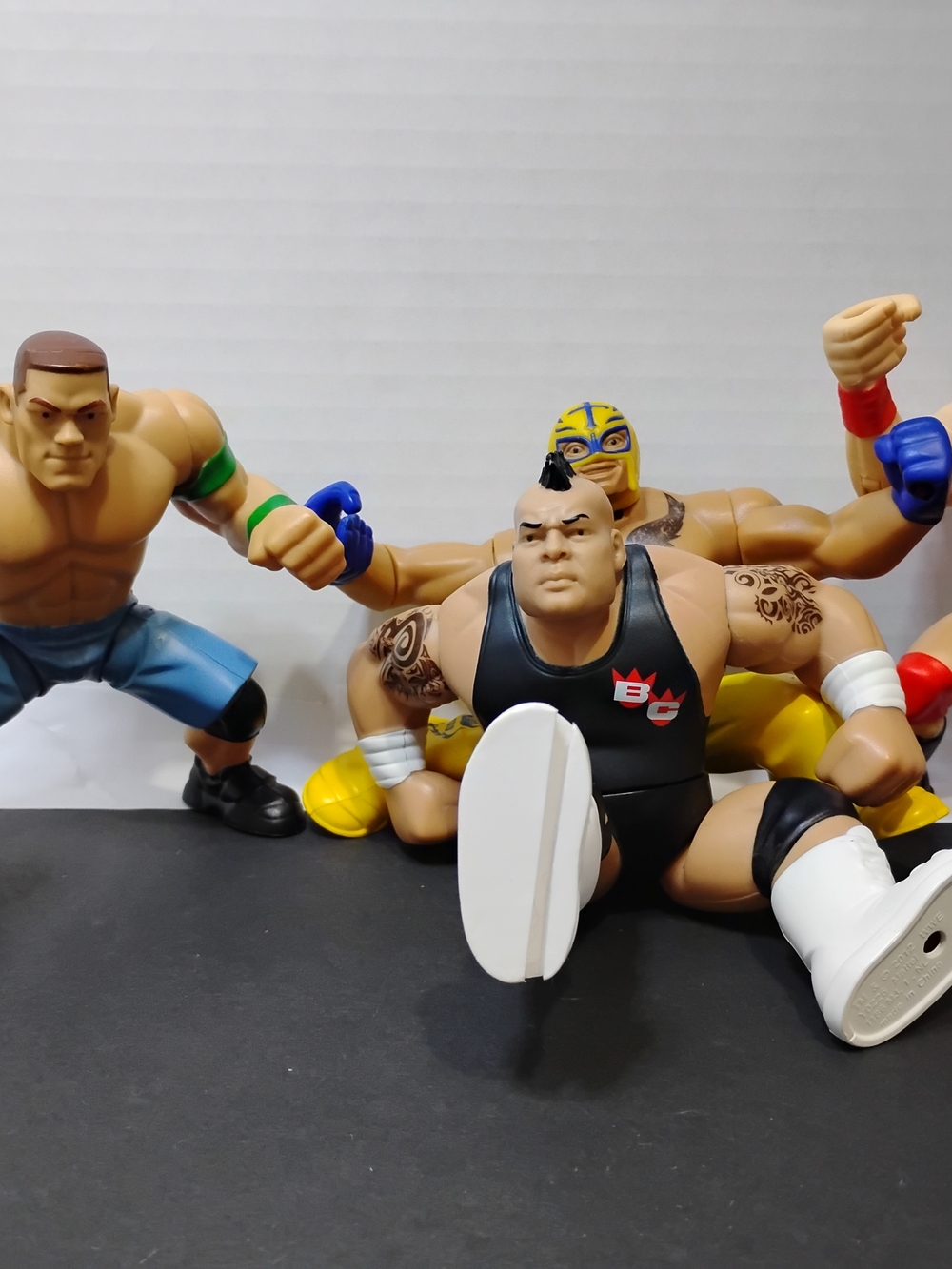 WWE Rumblers Mini  Figures Wrestlers Mattel lot 4 Cena, Clay,  Shemus,  Rey